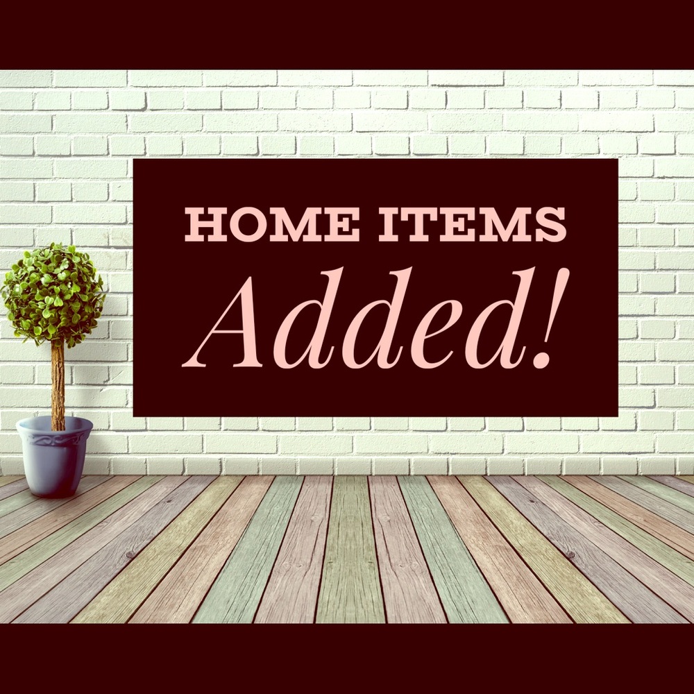 Home Items added to this closet!